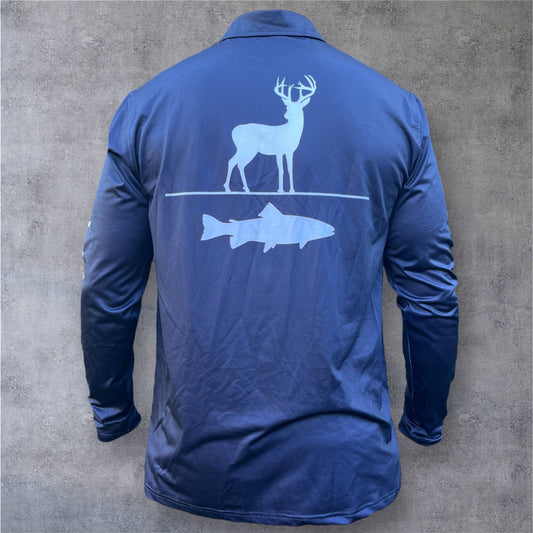 Stormfront - Navy Blue - Collared - Outdoor Performance Shirt. 1 week wait (pre order)