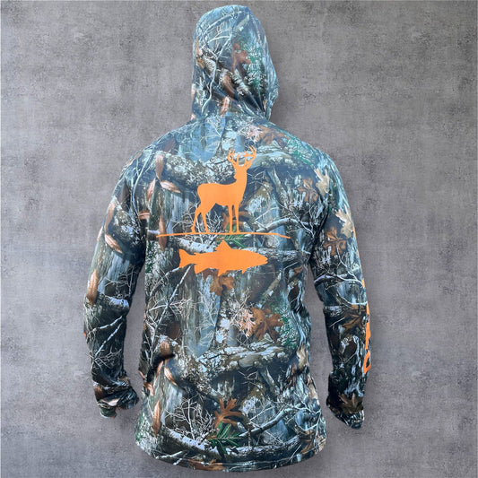 Hide Out - Camo - Hooded - Outdoor Performance Shirt. 1 week wait (pre order)